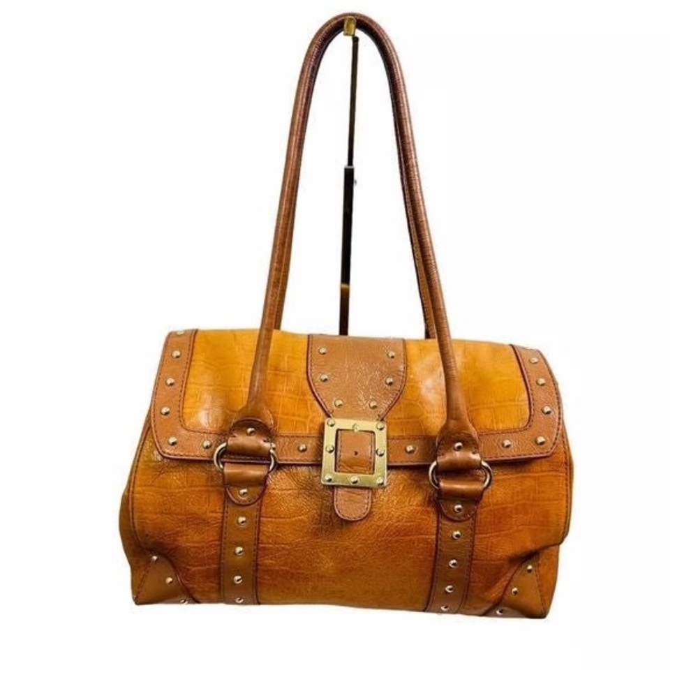 MK Tan Leather Handbag